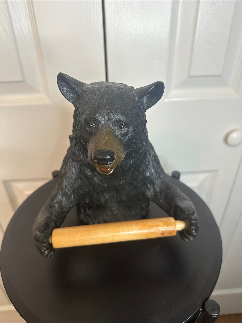 Black Bear Decorative  toilet Paper - Black